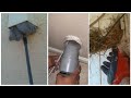 ASMR ODDLY SATISFYING DRYER VENT CLEANING COMPILATION #5 CRUNCHY NOISES, TONS OF LINT, BIRDS NESTS!