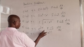 DIFFERENTIATION OF FUNCTIONS | Continuous Assessment to work on #education #maths #differentiation