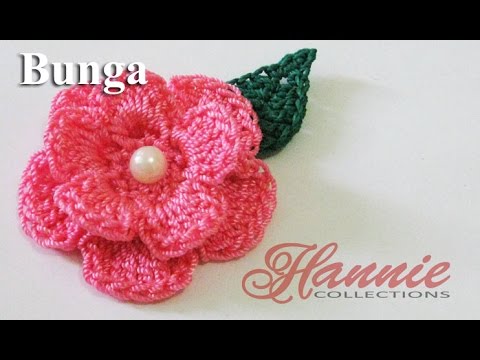 Crochet Tutorial Bunga Rajut Flower Crochet 001 Youtube