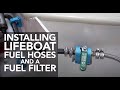 Lifeboat Conversion Ep9: Installing Bukh engine fuel supply hoses and fittings [4K]