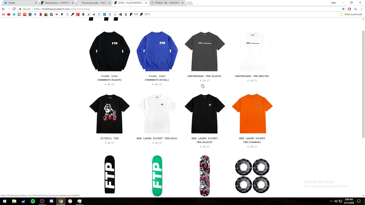 FTP 3/3/18 Drop Live Cop