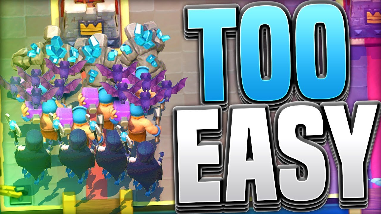 sirtag log bait NEW BEATDOWN META!! Easy Golem Deck for Grand Challenges — Clash Royale