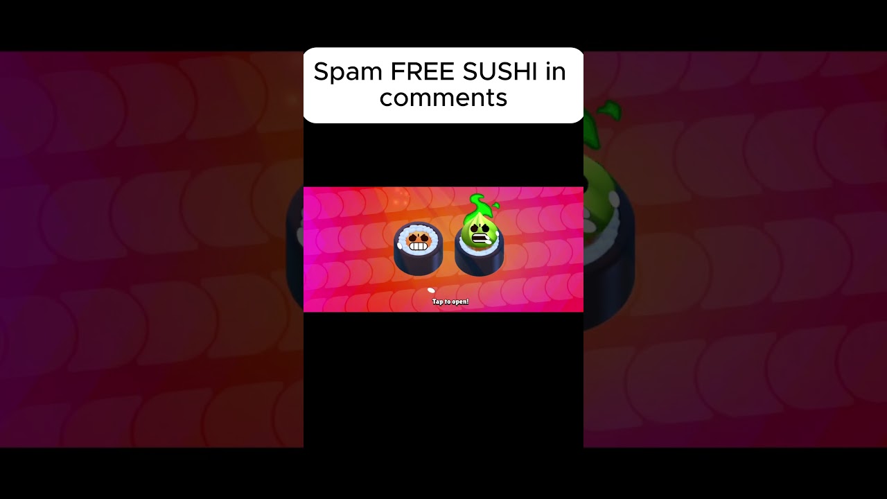 FREE SUSHI IN #brawlstars #fypシ゚viral #fyp #update #sushi