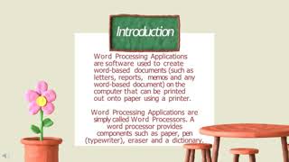 Word Processing Packages one