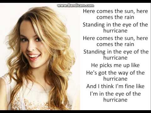 Hurricane Bridgit Mendler ( Lyrics )