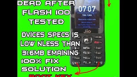 lyf f30c dead after flash 100% tested//jio f30c dead solutionhang on Logo solution