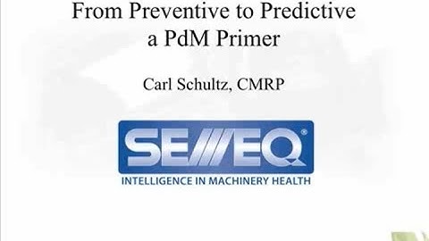 How to Start a Predictive Maintenance (PdM) Program | eMaint Video