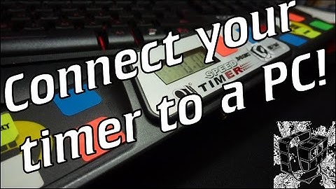 How to connect a Stackmat/ QJ Timer to a PC! | Tutorial
