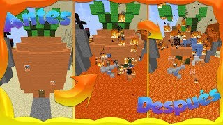 QUEMAMOS LA CASA DE BOB ESPONJA EN MINECRAFT