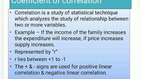 Coefficient of Correlation (Sub- AOL,B.Ed-106) by Ms. Vaishali, Asst. Professor, SHDCHE.