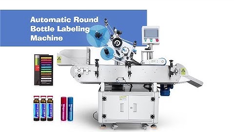 ZONESUN ZS-TB823 Horizontal Tube Sticker Automatic Crayon Plastic Round Bottle Labeling Machine