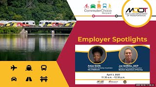 Commuter Choice Maryland Employer Spotlights Webinar