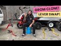 Amazon Grom Clone Lever Swap | Boom Vader 125 | Honda Grom clone