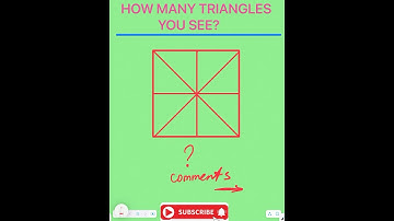 HOW MANY TRIANGLES DO YOU SEE? #maths #mathstricks #youtubeshorts #shorts #shortvideo