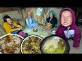 Nepali village jungle mushroom recipe and rice cooking  eating  nepali  chyau  organic vegetables