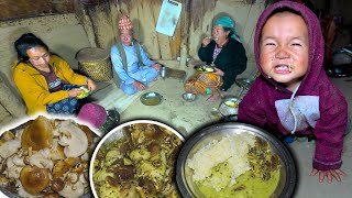 Nepali Village jungle Mushroom Recipe and Rice cooking & Eating | Nepali  Chyau | organic vegetables