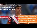 The Worst Deal In Sports History! Joseph Suaali'i 1.6m Per Year Deal With Rugby Australia