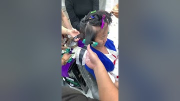 Hướng dẫn uốn cứng hóa cho tóc bị nhuộm đen