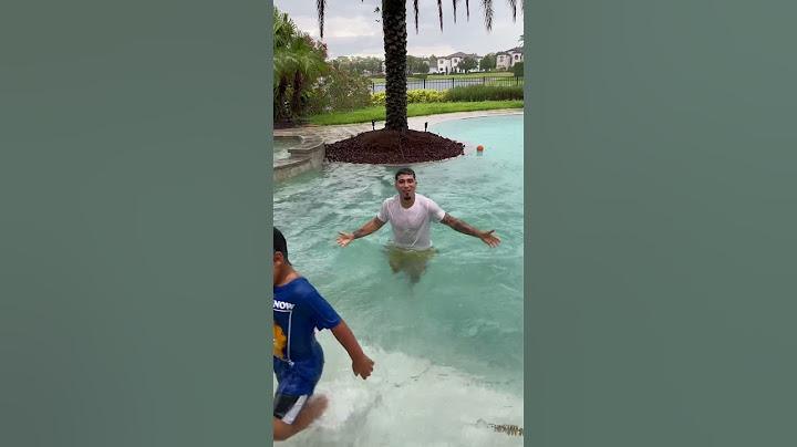 Mom catches dad and son swimming in flooded pool #shorts