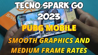 PUBG Mobile in Tecno Spark Go 2023 (Hand Cam)