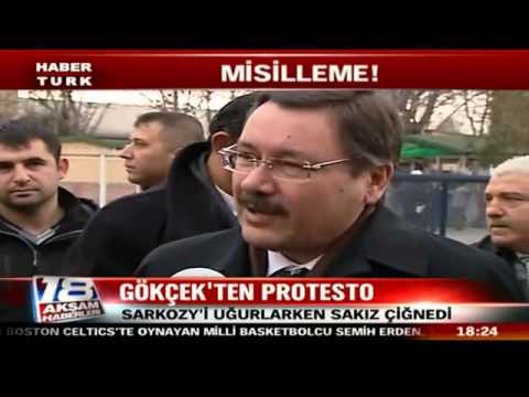 Melih Gökçek'den Sarkozy'e Sakız'lı Uğurlama    YouTube