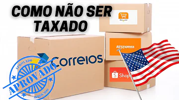 Como importar produto sem ser taxado?