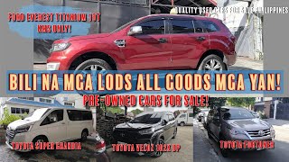 Used Cars for sale Philippines - Pili na mga Lods! All Good yan! Van, SUV's For sale!