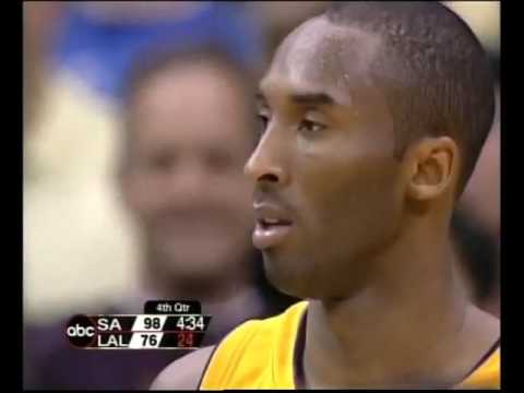 2003 NBA wcsf game 6 San Antonio Spurs-Los Angeles Lakers(only 4th quarter)
