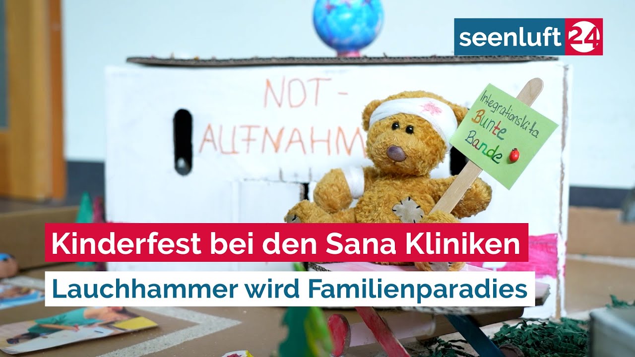 Kinderfest bei den Sana Kliniken Niederlausitz in Lauchhammer