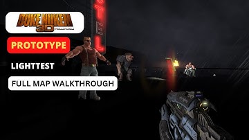 Duke Nukem 3D: Reloaded (prototype) map - lighttest