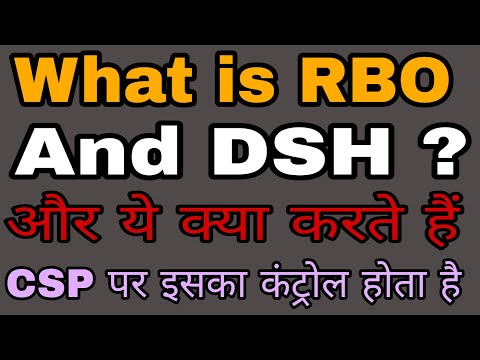 What is RBO and DSH । CSP   पर होता है इनका कंट्रोल ।