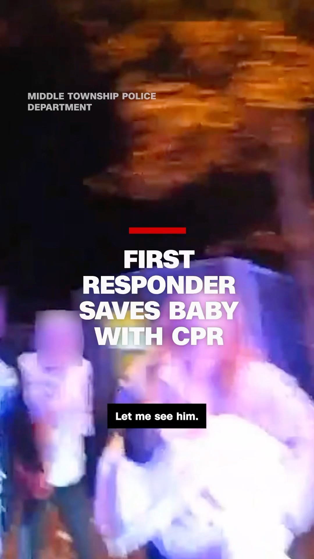 First responder saves baby with CPR