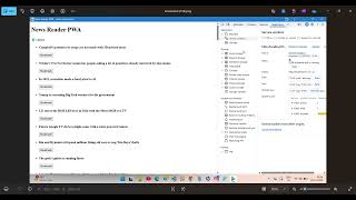 News Reader Progressive Web App screenshot 1