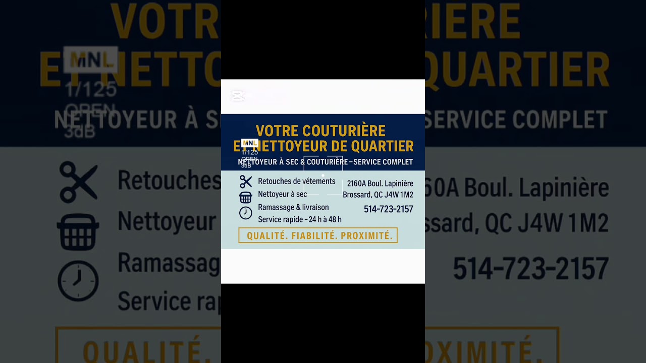 votre couturière à Brossard explore votre nettoyeur de quartier à Brossard explore