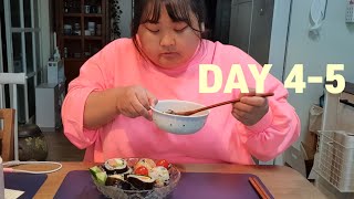 Intermittent fasting diet day 4-5