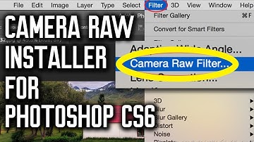 Camera Raw Filter Menu Installer | Use on Any Layer in Photoshop CS5, CS6 (Tested, working)