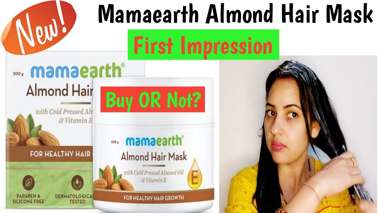 Mamaearth Almond Hair Mask with Cold pressed Almond oil & Vitamin E