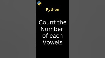 Program to Count the Number of Each Vowel | Python Interview Question #python #coding