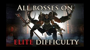 All Bosses on Elite Difficulty - Dungeon Siege 2 & Broken World(Two-Handed Warrior)