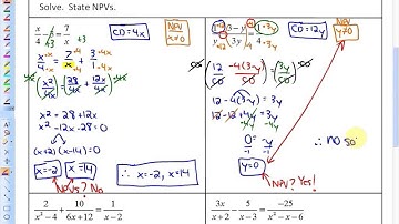 6.4: part 1 (Solving Rational Equations)