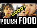 POLAND FOOD TOUR - ENGLISH COUPLE TRY  FOOD IN POLAND