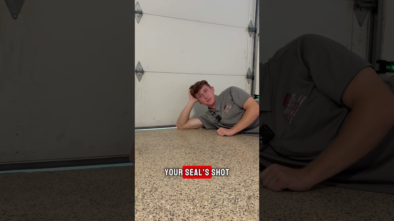 Tired of water, bugs, and dirt sneaking into your garage? 🐜💧 A damaged seal might be the reason.