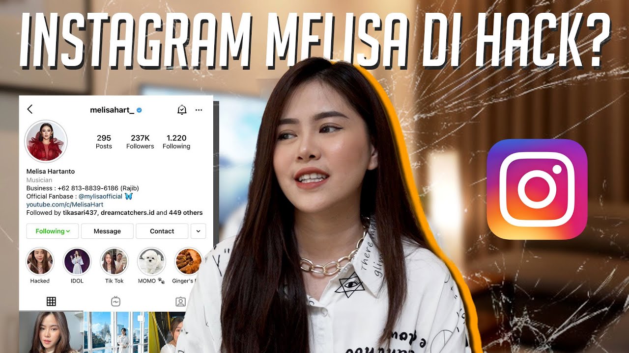 Akun Instagram Kena Hack, Melisa Idol Trauma Buka Link Mencurigakan