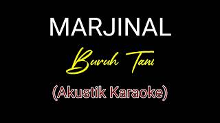 Buruh Tani - Marjinal (akustik karaoke)