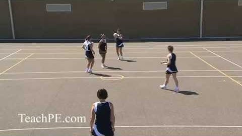 Netball - Attacking Movement - Double Lead Level 2