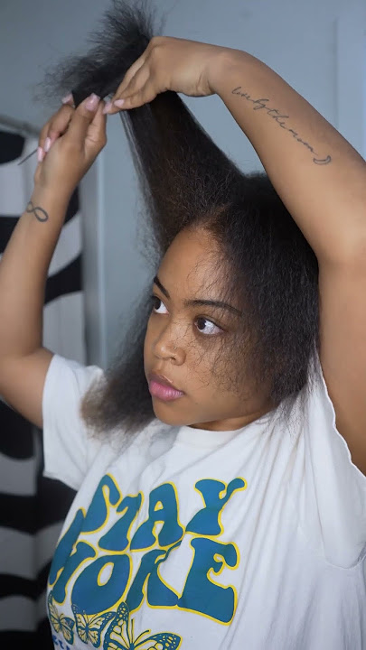 DIY Natural Hair Trim At Home