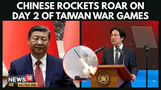 Chinese Rockets Roar on Day 2 of Taiwan War Games | China's ‘Justice Mission 2025’ | 4K | N18G screenshot 3