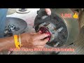 Bolero pickup front wheel hub greasing work