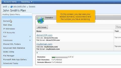 How to create a sub-domain in WebsitePanel (www.webpromo-inc.com)