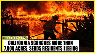 Fawn Fire north of Redding, California scorches more than 7,000 acres, sends residents fleeing